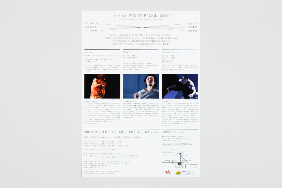 project POINT BLANK 2011 - flyer (back)